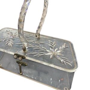 Elegant Clear Lucite Handbag